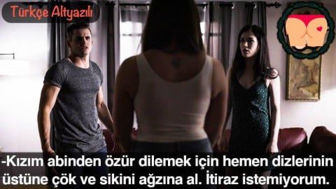 Küskün Kızını ve Terbiyesiz Oğlu Sikişerek Barıştırdı Anne