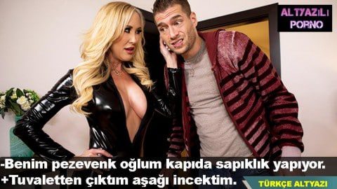 Kocasının Deri Kıyafetini Gördü, Oğlunu Denerken Kapıda Aldığı Anı